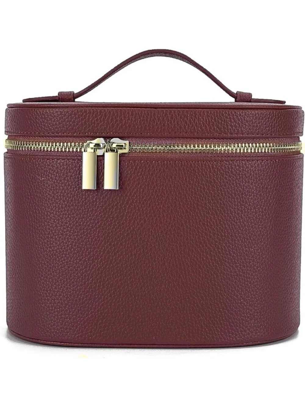 Stylish Travel Makeup Bag with Removable Organizer, Cosmetic Toiletry Case for